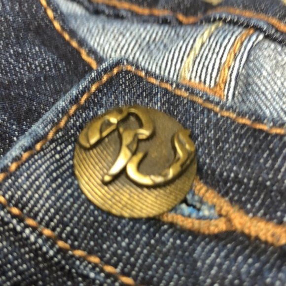 LIKE NEW RAMPAGE DARKWASH BOOTCUT JEANS 7/29x32 🇺🇸 - Picture 11 of 13